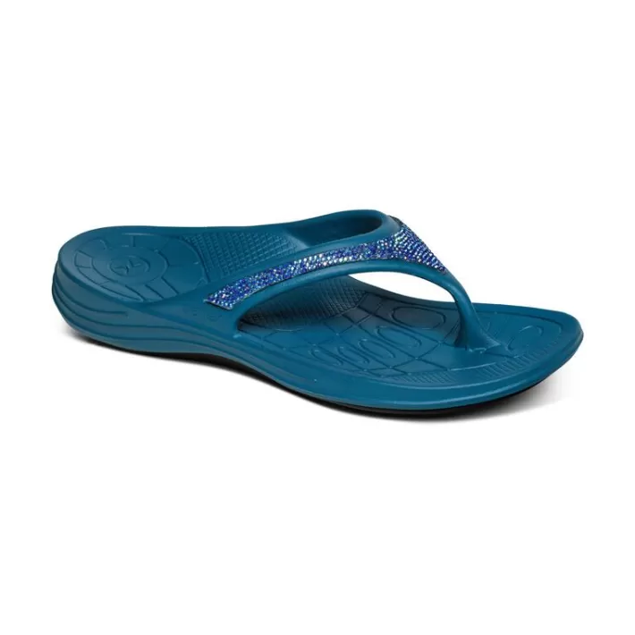 Best Sale Aetrex Fiji Orthotic Flips - Women