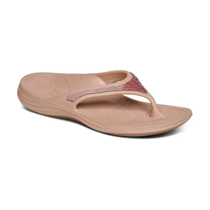 New Aetrex Fiji Orthotic Flips - Women