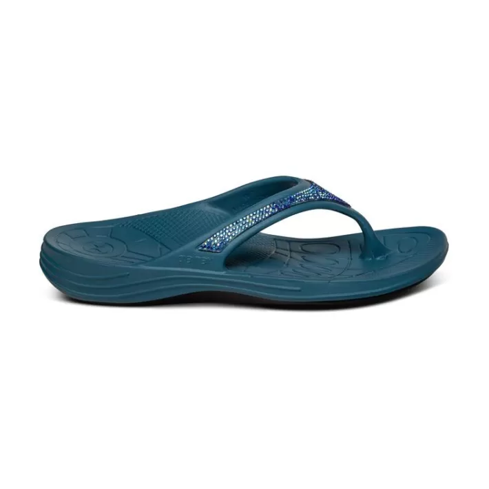 Best Sale Aetrex Fiji Orthotic Flips - Women