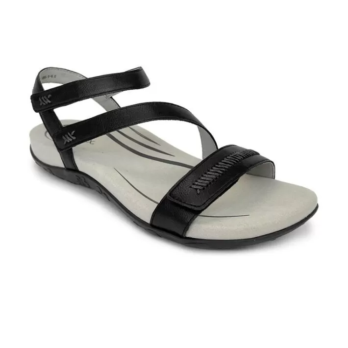 New Aetrex Gabby Adjustable Quarter Strap Sandal