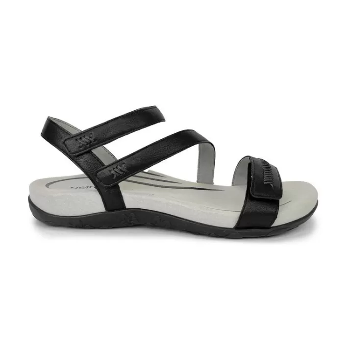 New Aetrex Gabby Adjustable Quarter Strap Sandal