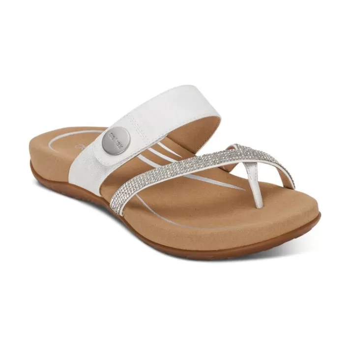 Store Aetrex Izzy Adjustable Slide Sandal