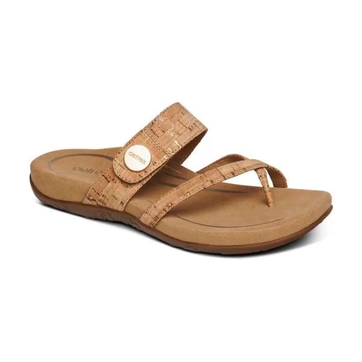 Online Aetrex Izzy Adjustable Slide Sandal