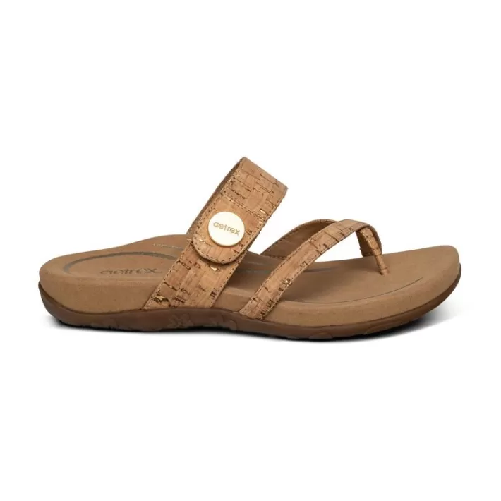 Online Aetrex Izzy Adjustable Slide Sandal