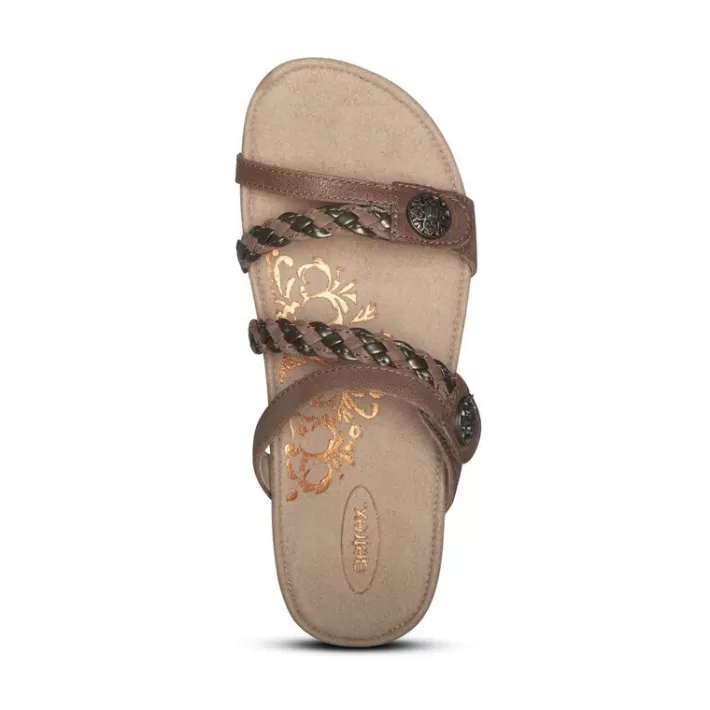 Online Aetrex Janey Braided Slide