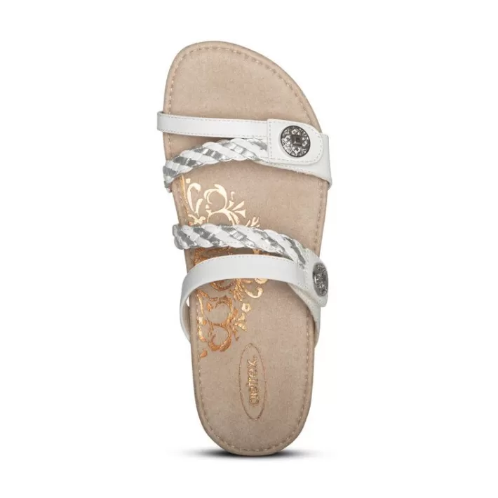 Sale Aetrex Janey Braided Slide