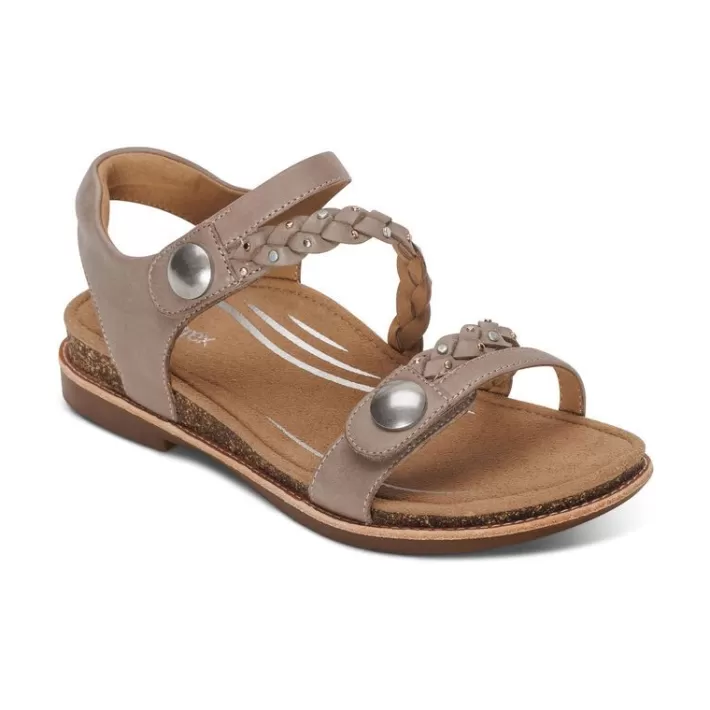 Hot Aetrex Jenn Quarter Strap Sandal