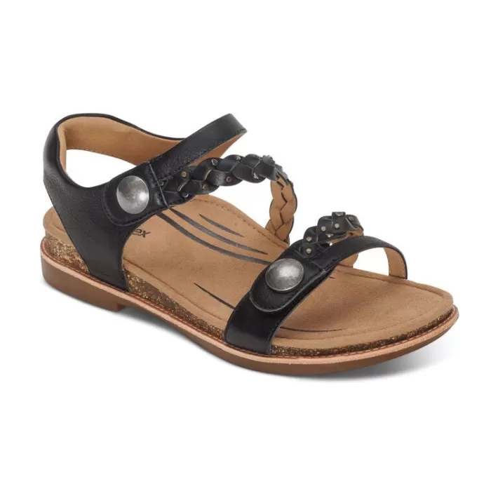 Hot Aetrex Jenn Quarter Strap Sandal