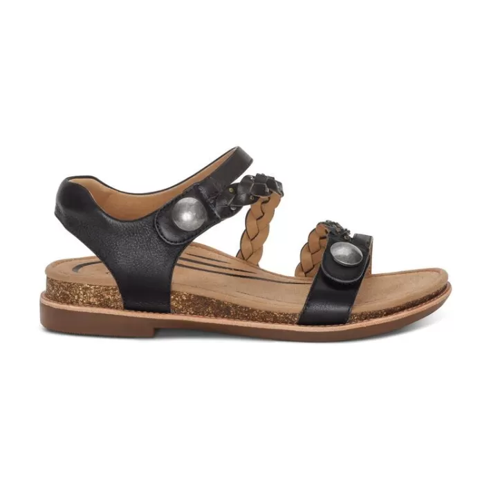 Hot Aetrex Jenn Quarter Strap Sandal