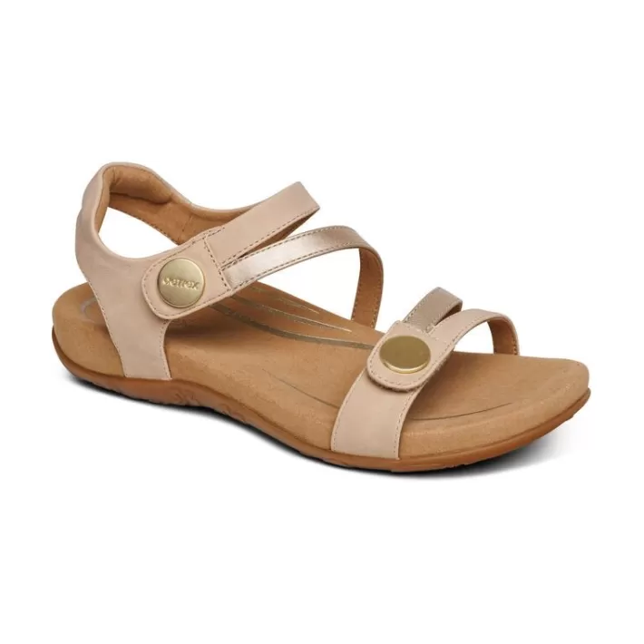 Online Aetrex Jess Adjustable Quarter Strap Sandal