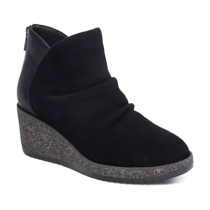 Store Aetrex Kara Ankle Wedge Boot