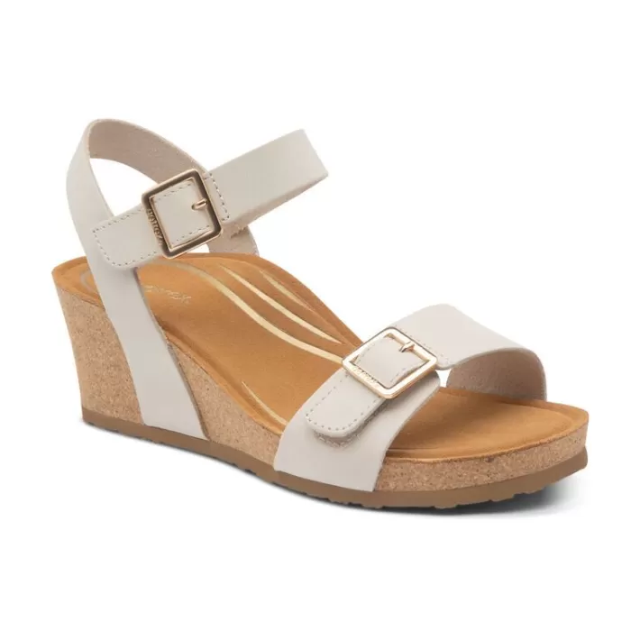 Discount Aetrex Lexa Quarter Strap Wedge