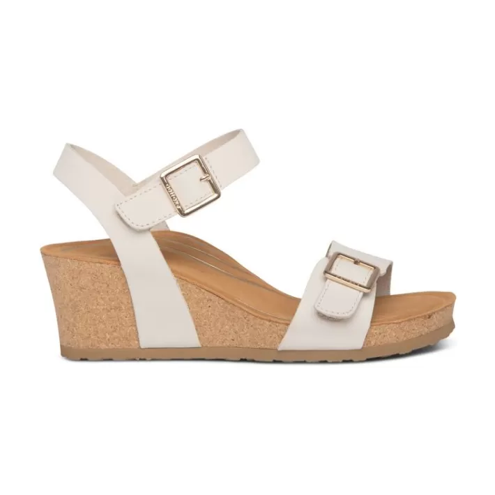 Discount Aetrex Lexa Quarter Strap Wedge