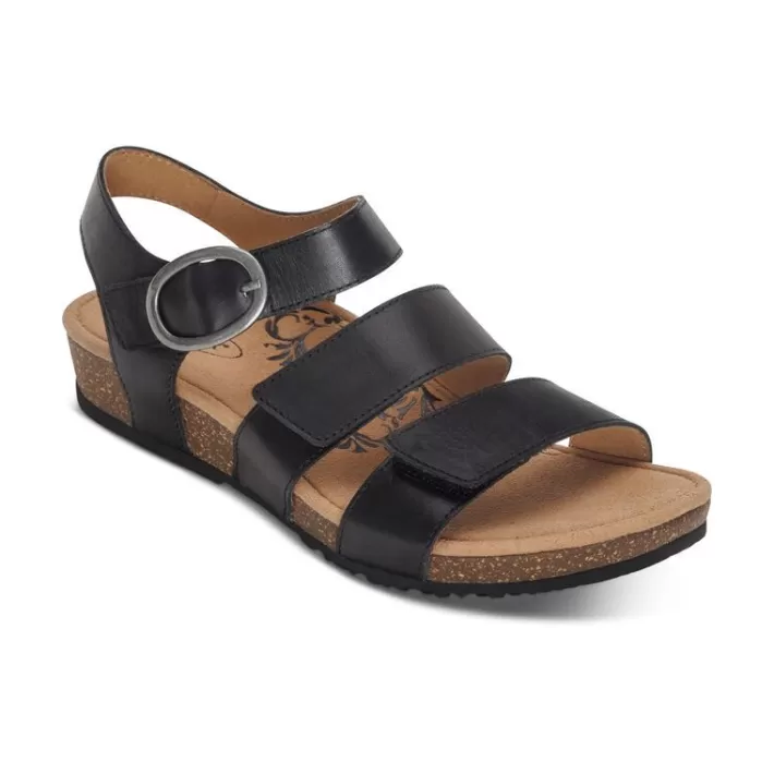 Hot Aetrex Lilly Adjustable Quarter Strap Sandal