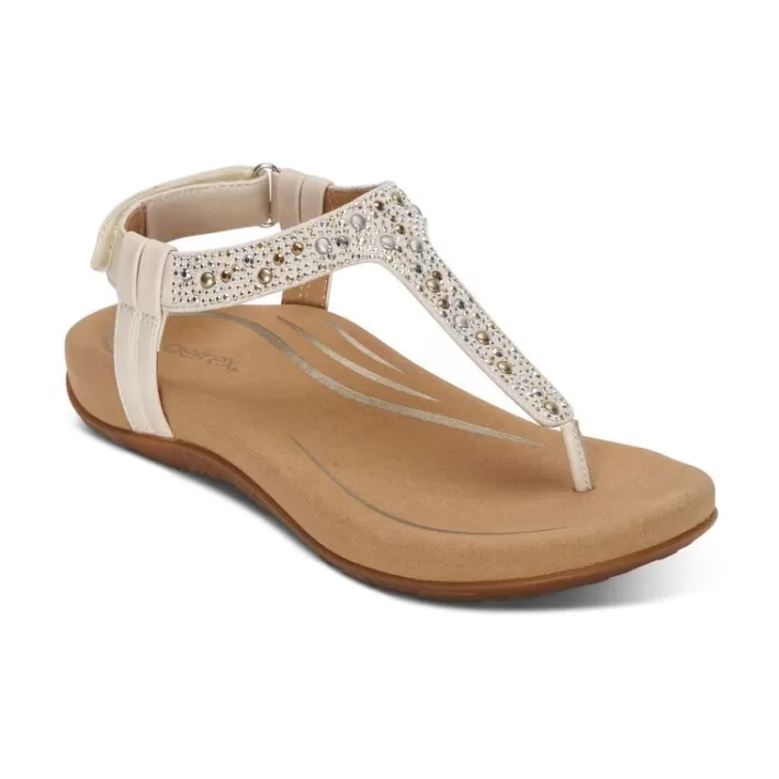 Online Aetrex Marni Slingback Thong Sandal