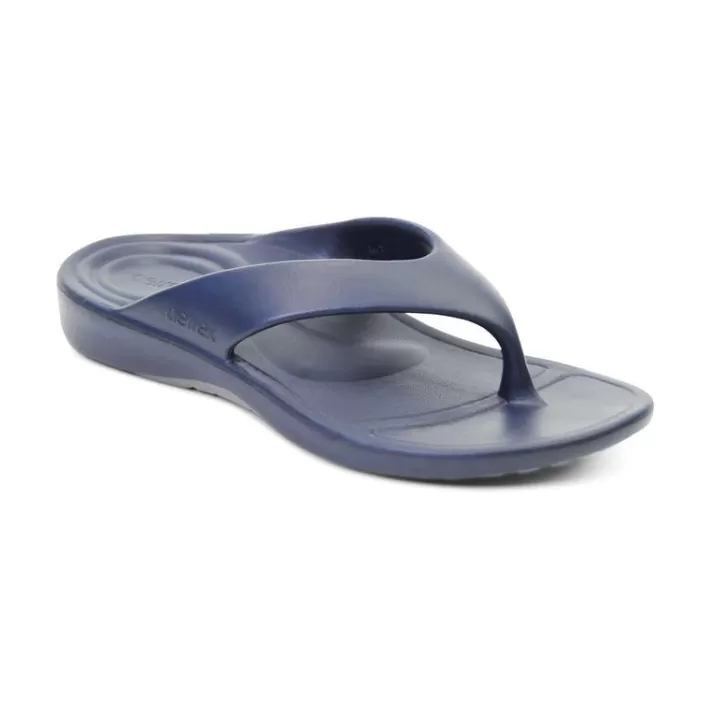 Fashion Aetrex Maui Orthotic Flips - Men