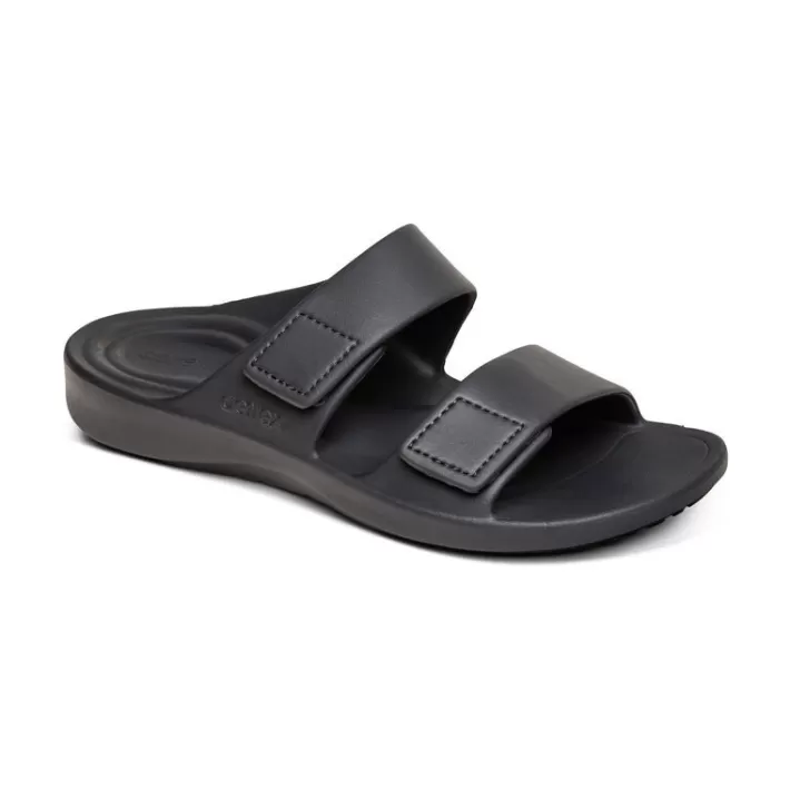 Outlet Aetrex Milos Orthotic Slides - Mens