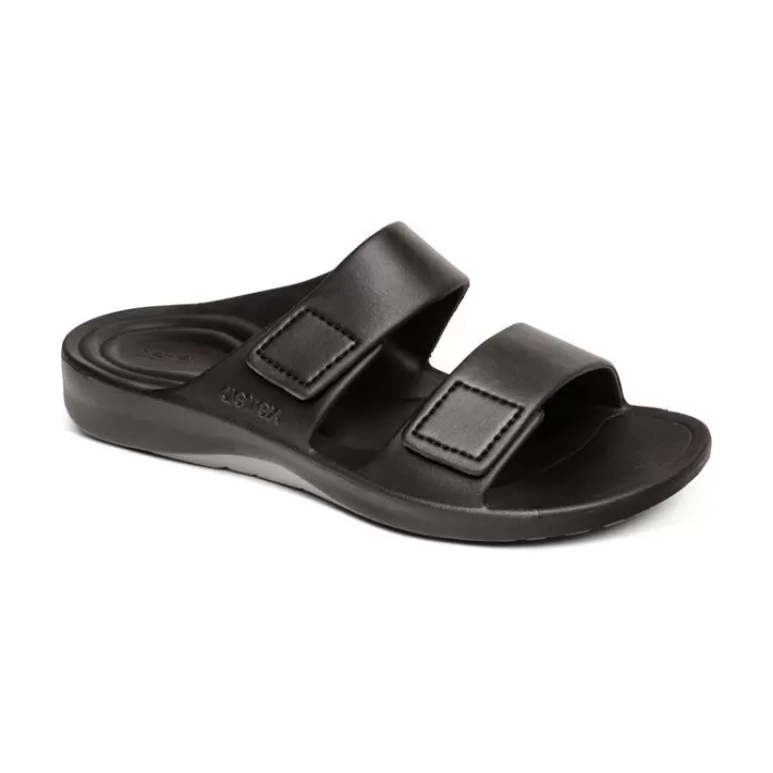 Hot Aetrex Milos Orthotic Slides - Mens