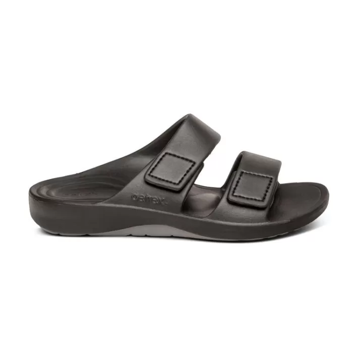 Hot Aetrex Milos Orthotic Slides - Mens