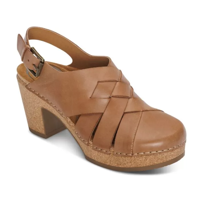 Fashion Aetrex Paige Slingback Clog