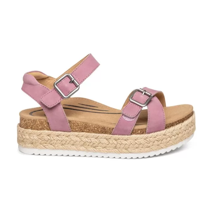 Best Aetrex Paula Platform Sandal