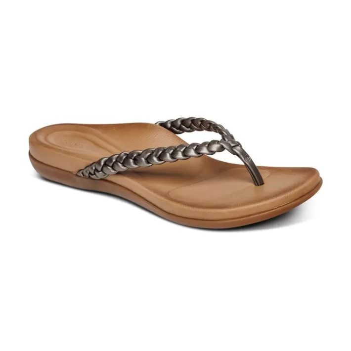 Cheap Aetrex Rachel Thong Sandal