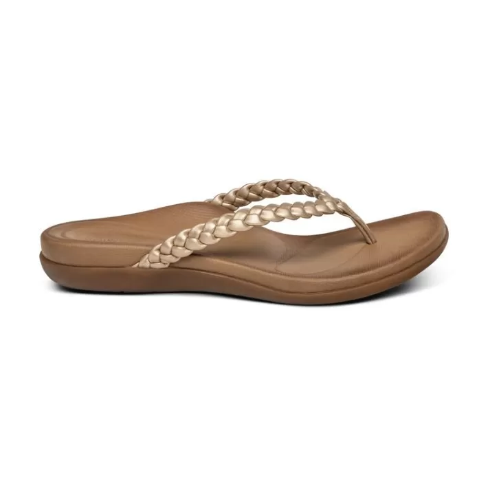 New Aetrex Rachel Thong Sandal