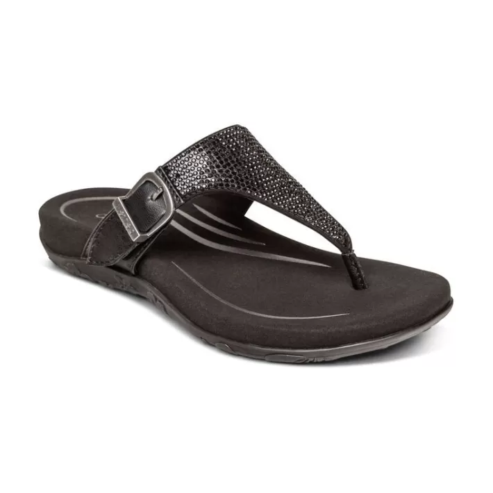 Shop Aetrex Rae Adjustable Thong Sandal