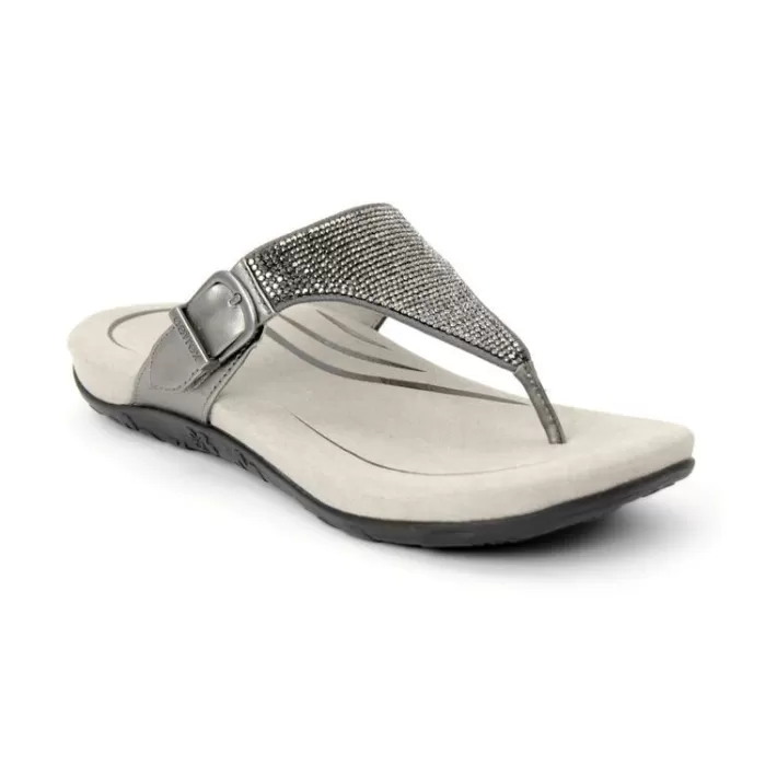 Outlet Aetrex Rae Adjustable Thong Sandal