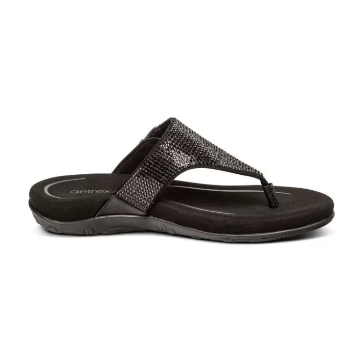 Shop Aetrex Rae Adjustable Thong Sandal