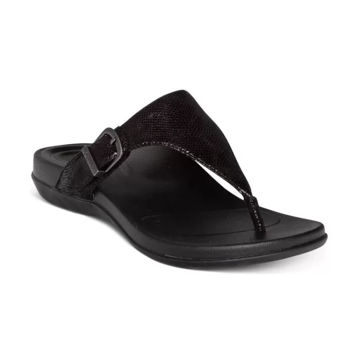 Sale Aetrex Rita Adjustable Thong Sandal