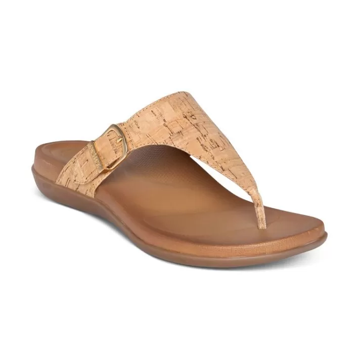 Outlet Aetrex Rita Adjustable Thong Sandal