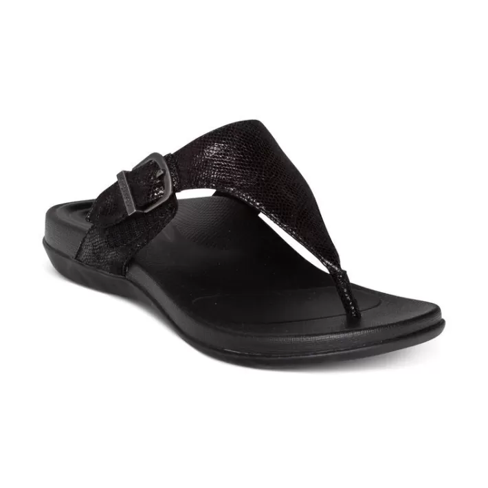 Sale Aetrex Rita Adjustable Thong Sandal