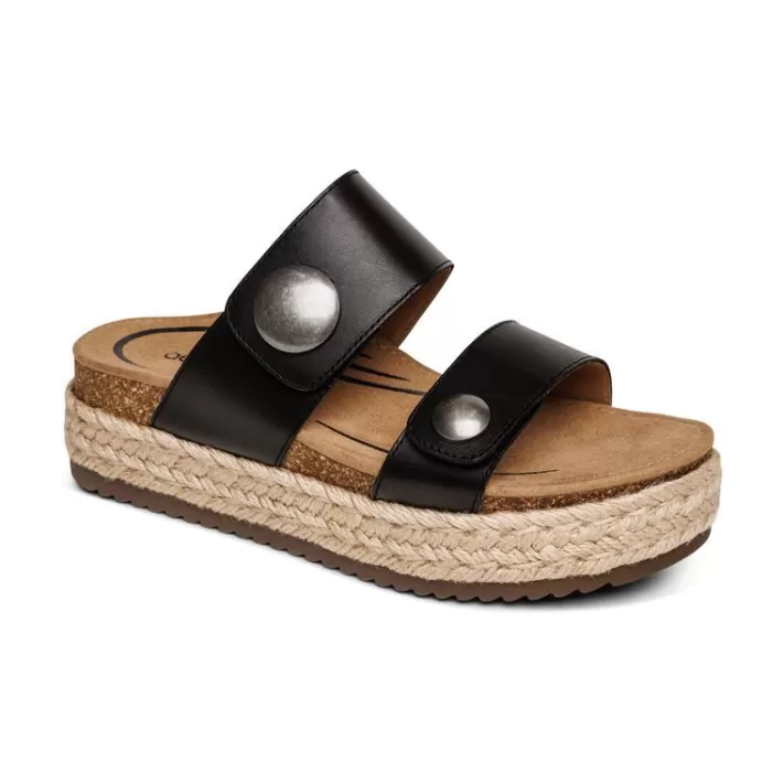 Outlet Aetrex Sofie Platform Sandal