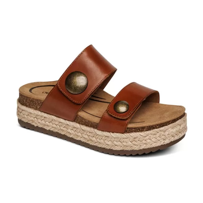 New Aetrex Sofie Platform Sandal