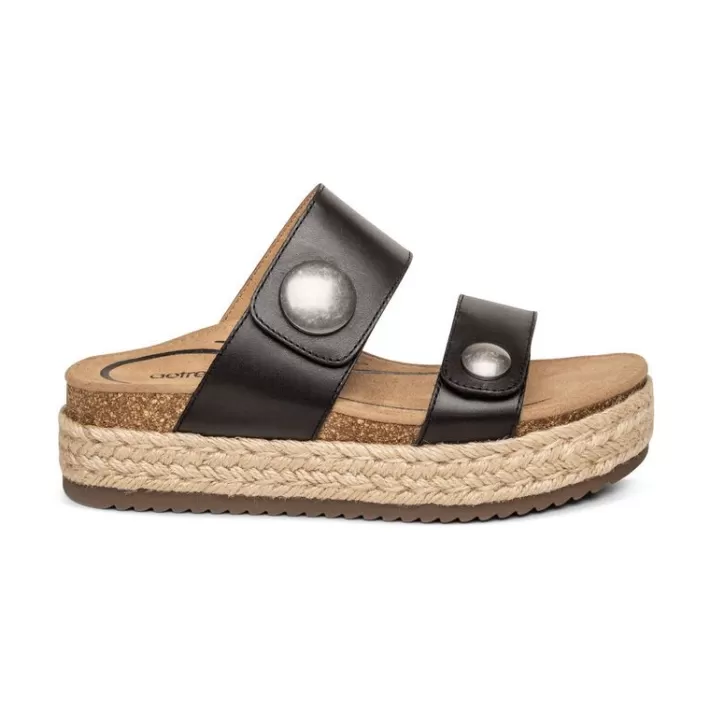 Outlet Aetrex Sofie Platform Sandal