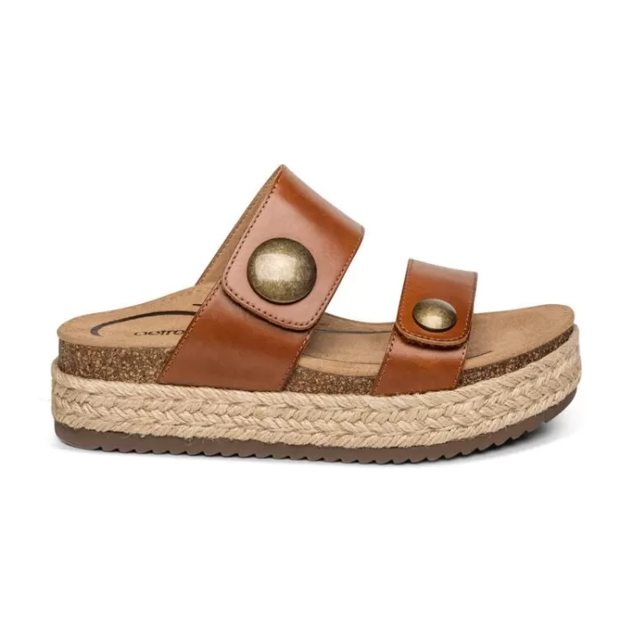 New Aetrex Sofie Platform Sandal