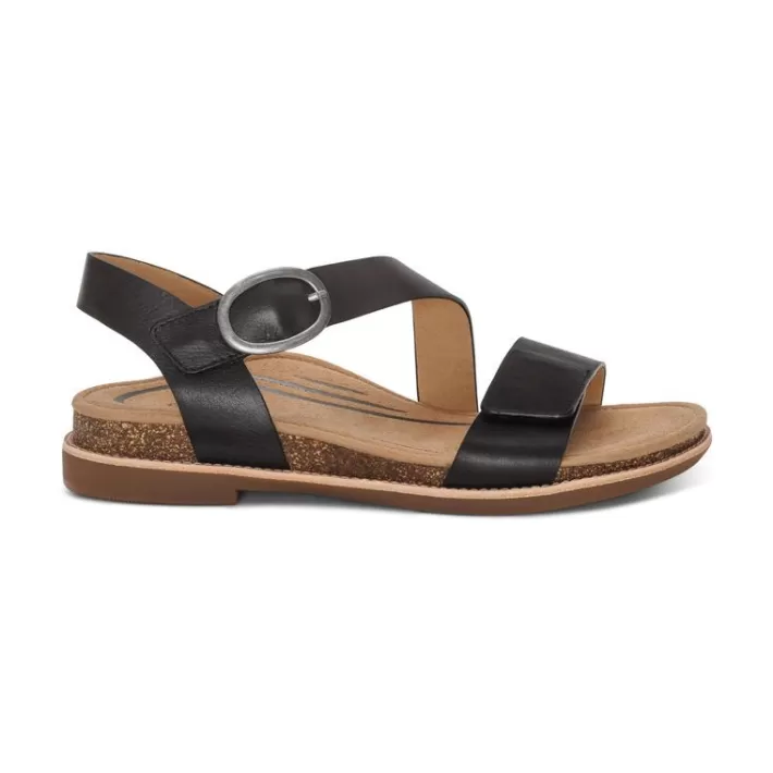 Store Aetrex Tamara Asymmetrical Quarter Strap Sandal