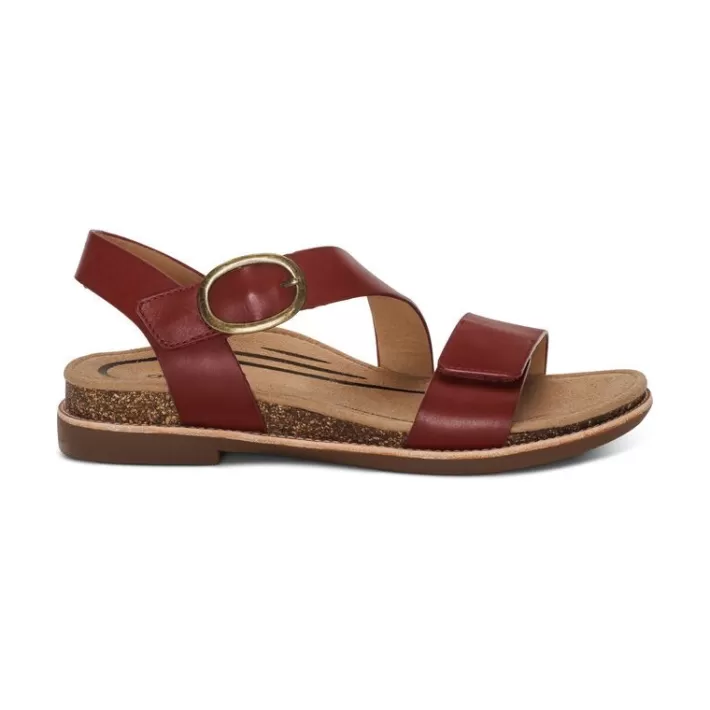 Best Aetrex Tamara Asymmetrical Quarter Strap Sandal