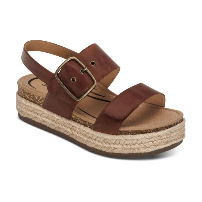 Sale Aetrex Vania Arch Support Platform Sandal