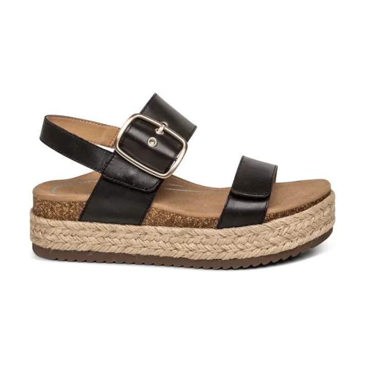 Sale Aetrex Vania Arch Support Platform Sandal