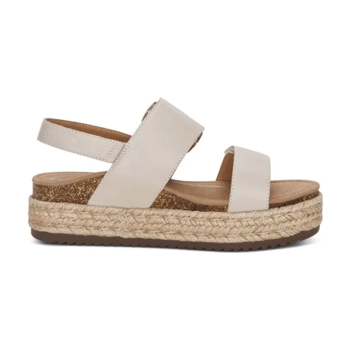 Clearance Aetrex Vania Arch Support Platform Sandal